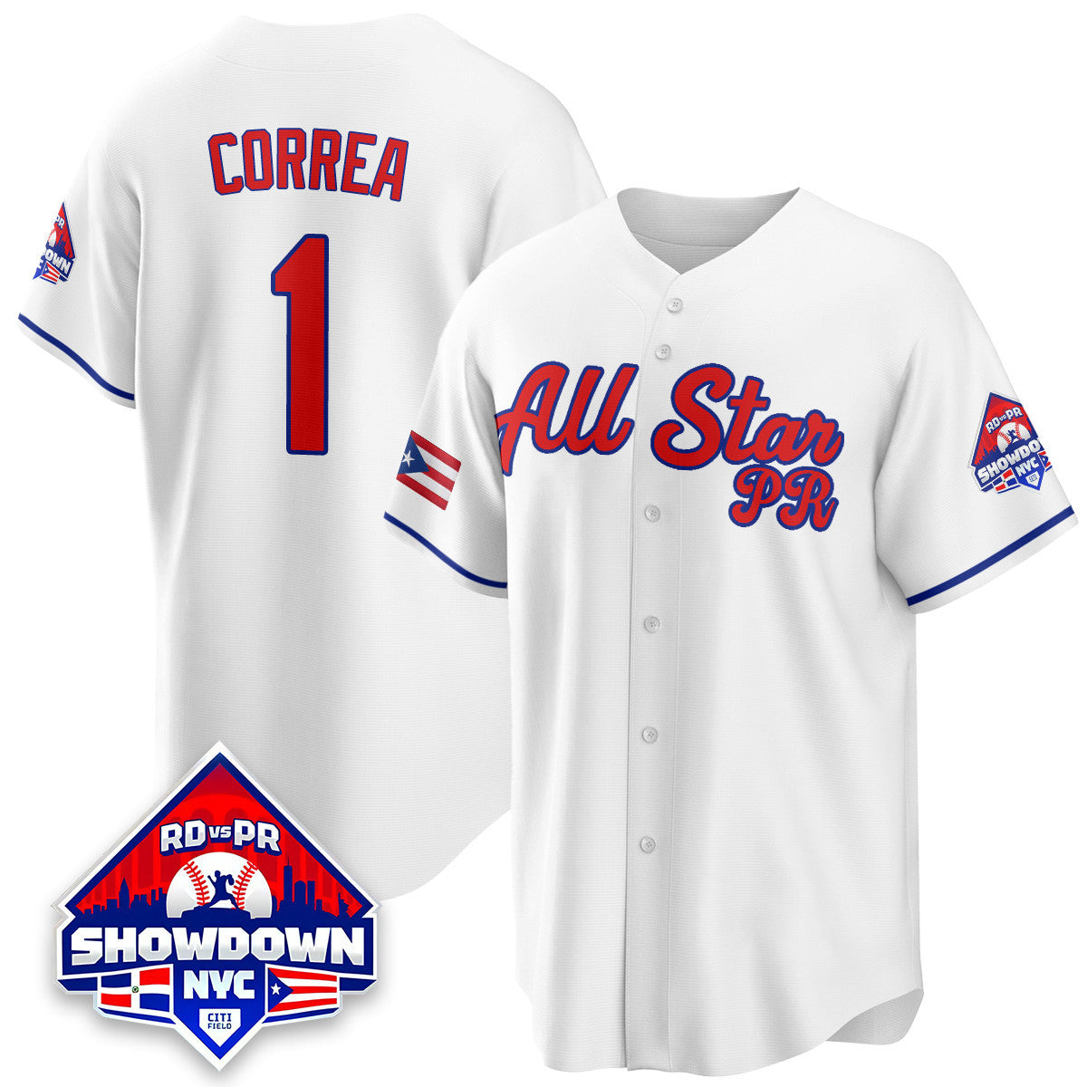 Puerto Rican Baseball All-Star 2025 Jersey - All Stitched-DTD