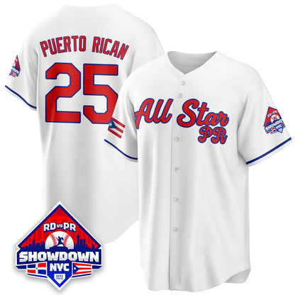 Puerto Rican Baseball All-Star 2025 Jersey - All Stitched-DTD