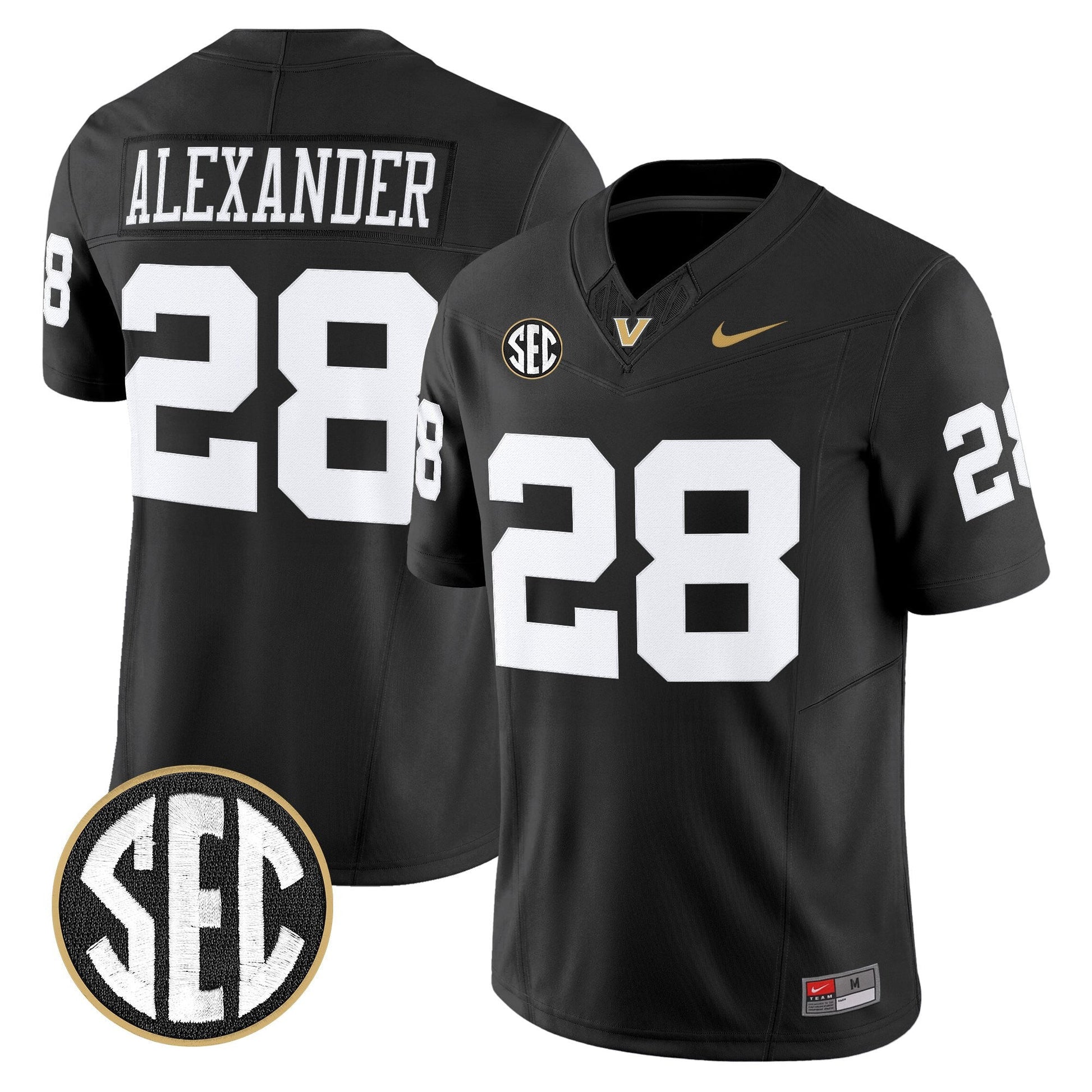 Men's Vanderbilt Commodores 2025 Vapor Limited Jersey - All Stitched