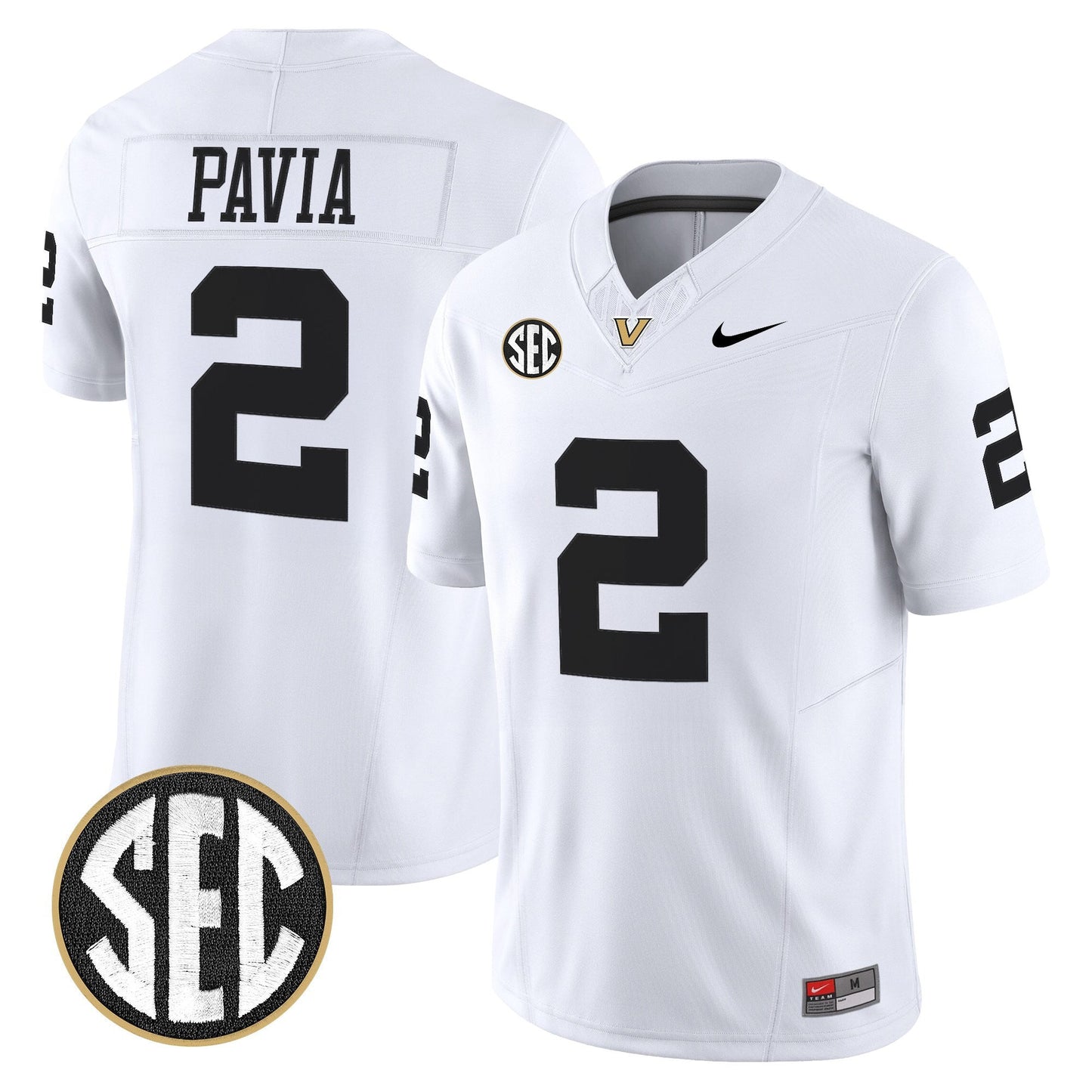 Men's Vanderbilt Commodores 2025 Vapor Limited Jersey - All Stitched