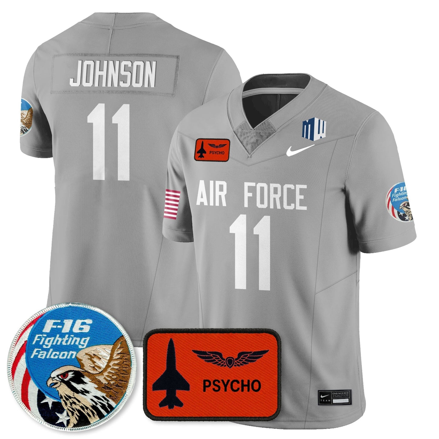 Air Force Football 2025 Honor F-16 Jersey - All Stitched-DTD