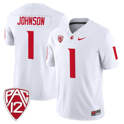 Men's Washington State Cougars 2025 Vapor Limited Jersey - All Stitched