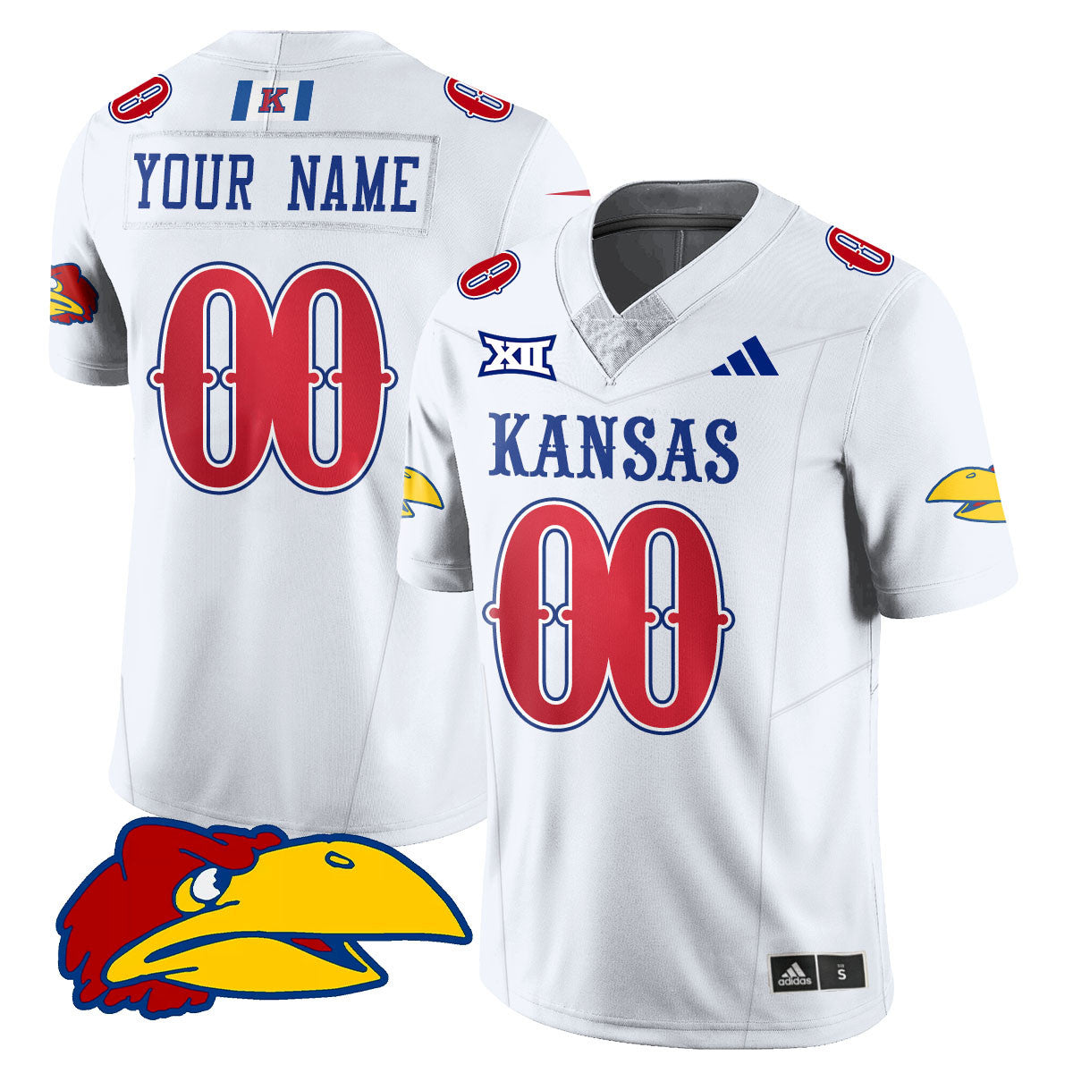 Custom KU Football 2025 Limited Jersey - All Stitched-DTD