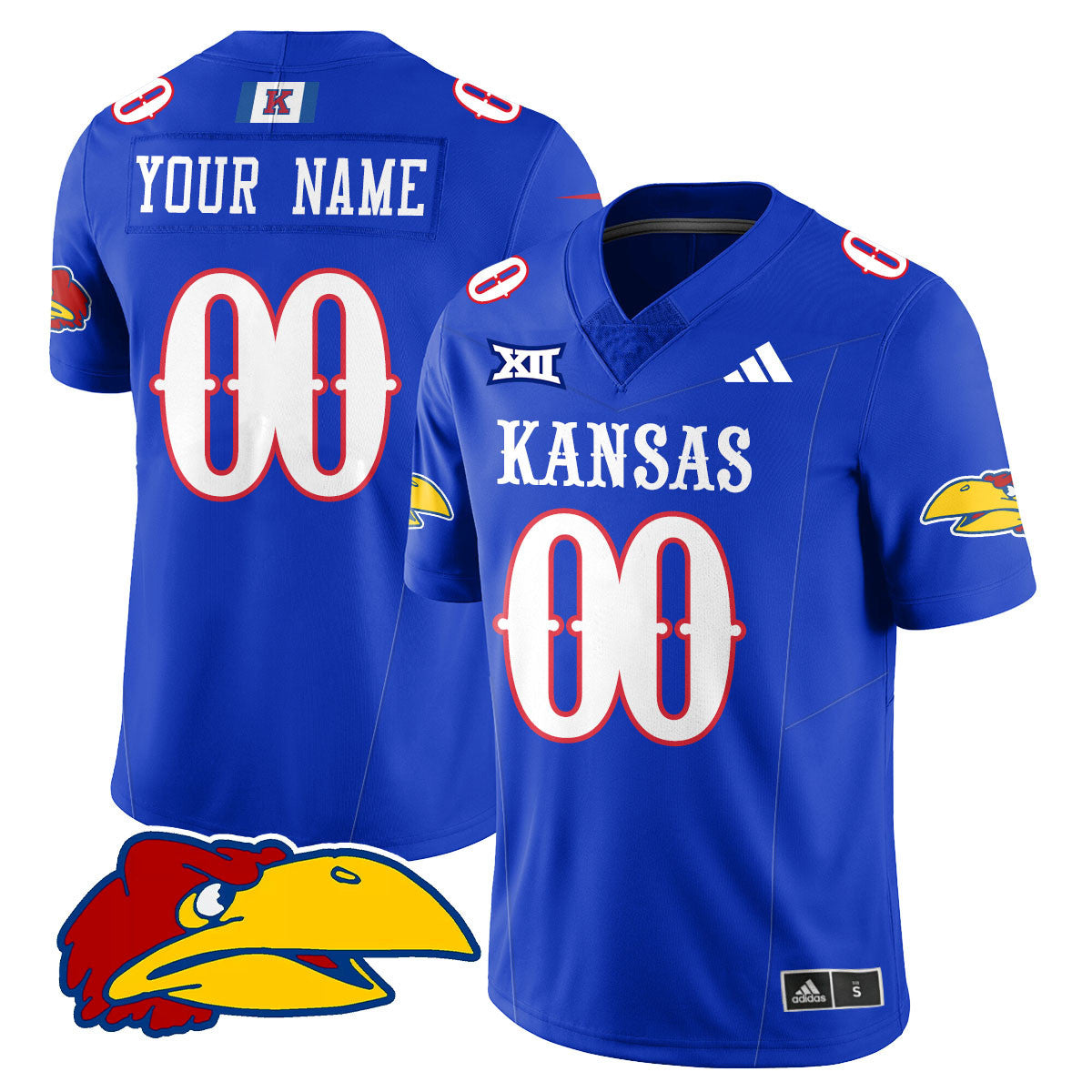 Custom KU Football 2025 Limited Jersey - All Stitched-DTD