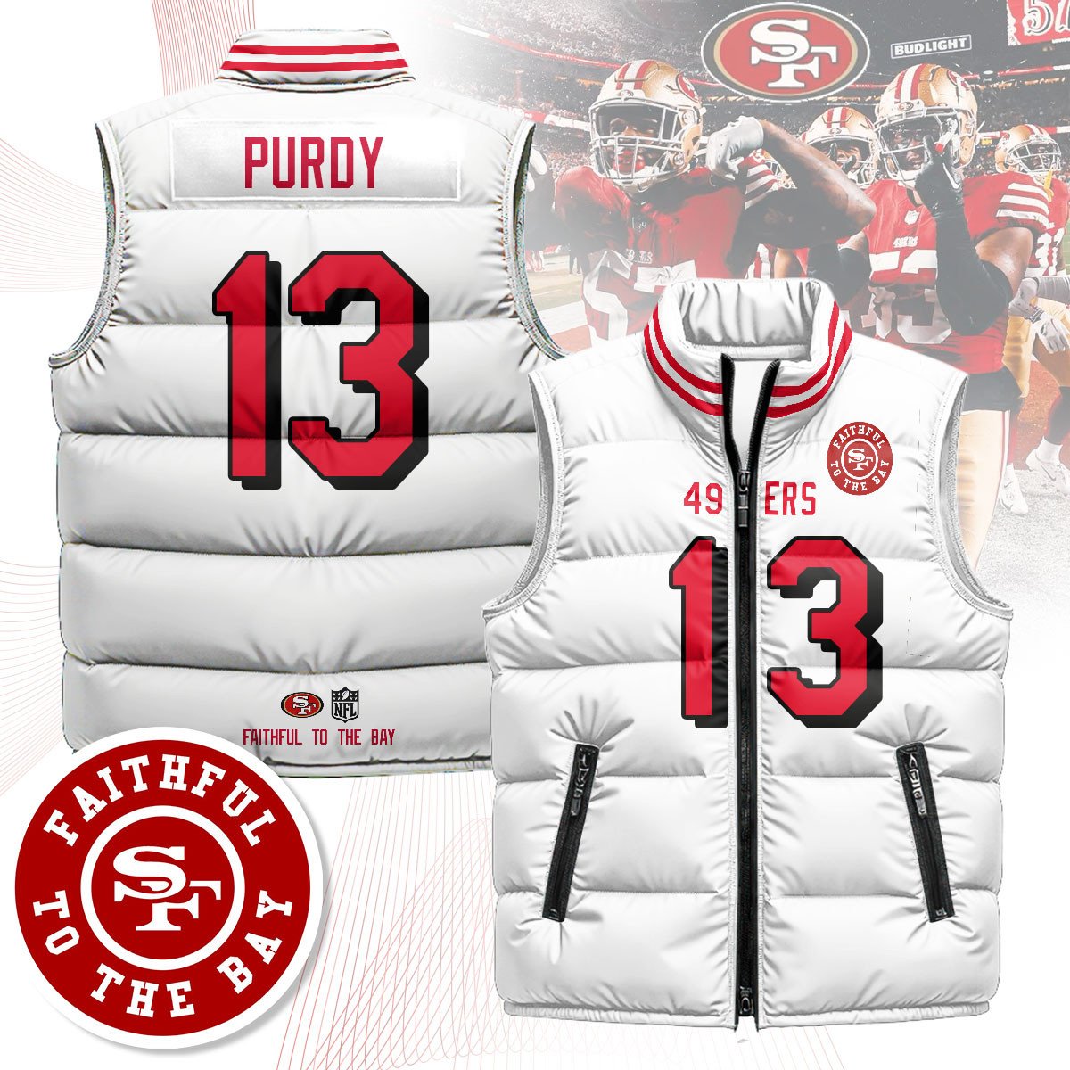 SF Unisex Puffer Vest V1-DTD