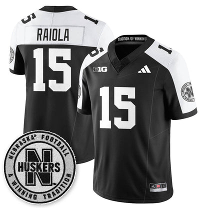 Nebraska Football 2025 "Blackout" Jersey - All Stitched-DTD