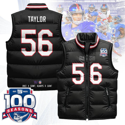 NYG Unisex Puffer Vest-DTD