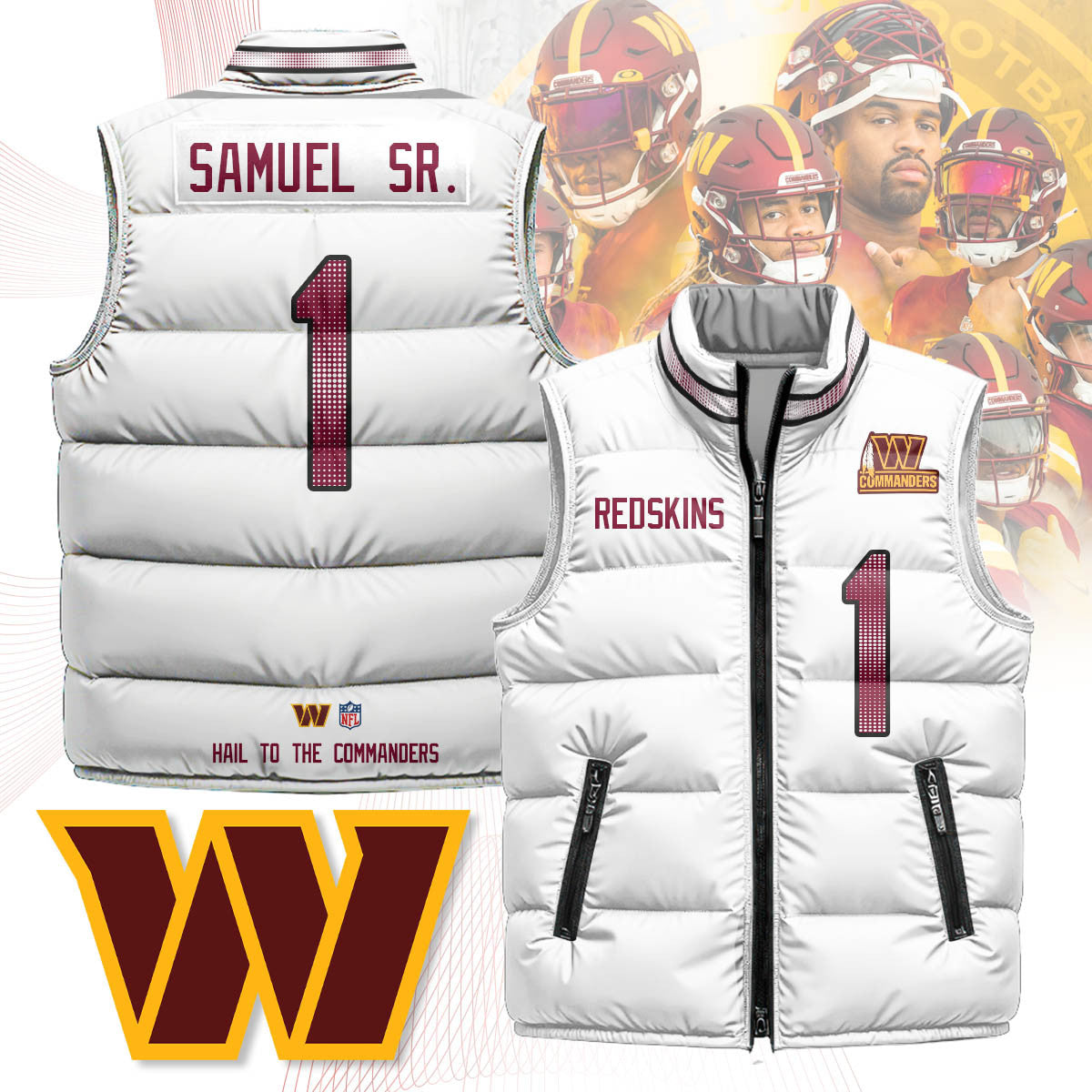 WAS Unisex Puffer Vest-DTD