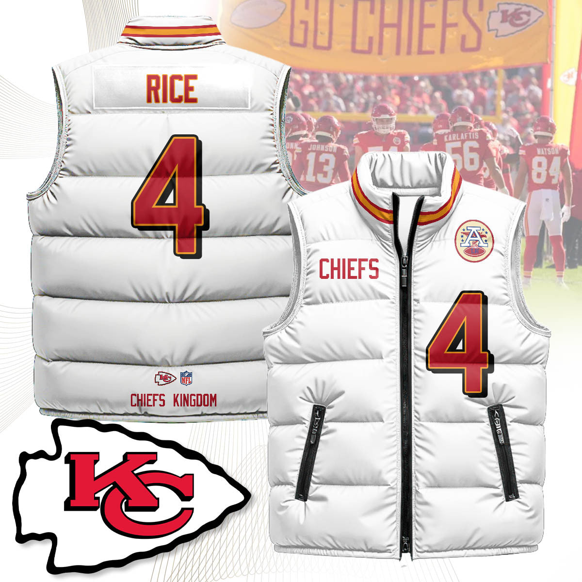 KC Unisex Puffer Vest-DTD