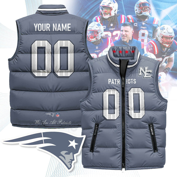 Custom NE Unisex Puffer Vest-DTD