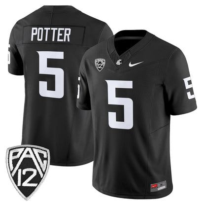 Men's Washington State Cougars 2025 Vapor Limited Jersey - All Stitched