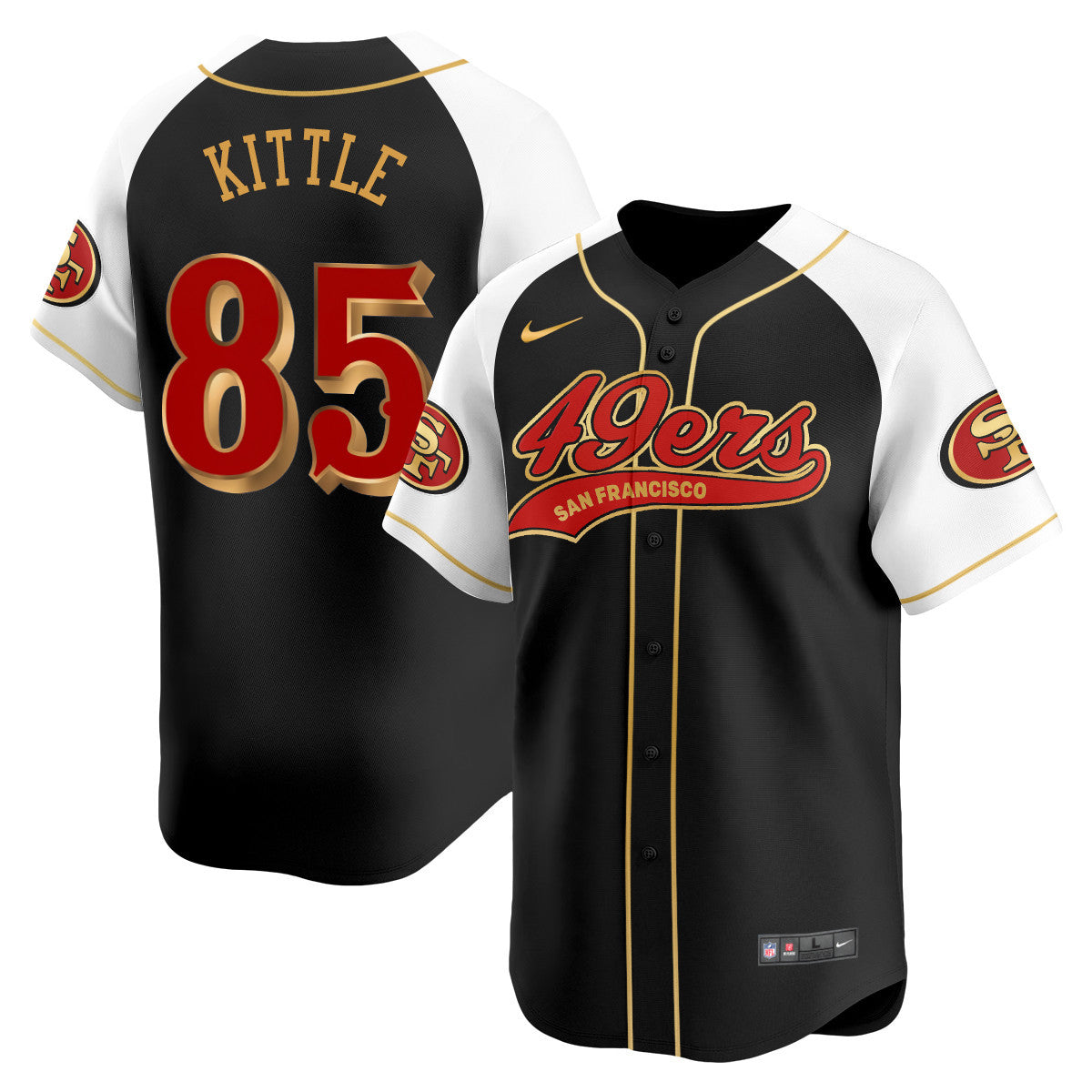 SF Rivalry Series Baseball Jersey - All Stitched-DTD