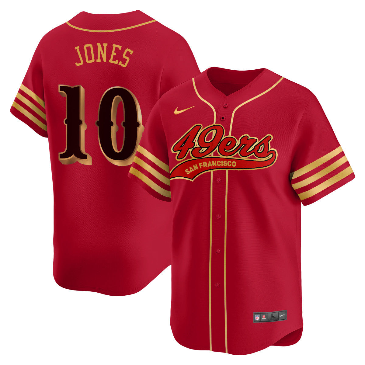SF Rivalry Series Baseball Jersey - All Stitched-DTD