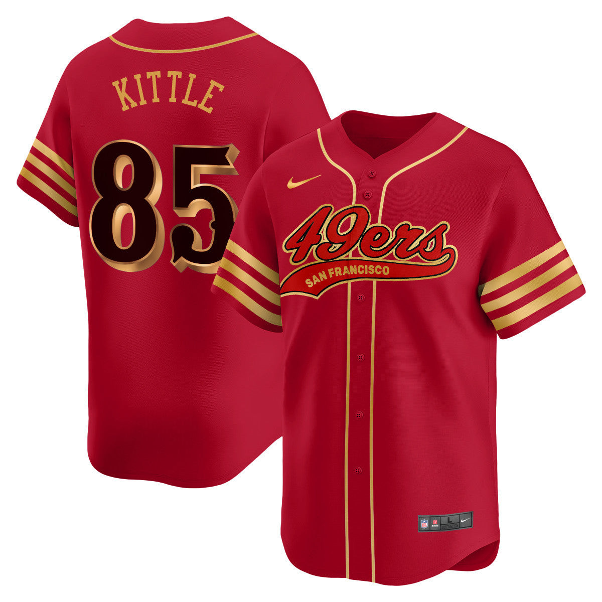 SF Rivalry Series Baseball Jersey - All Stitched-DTD