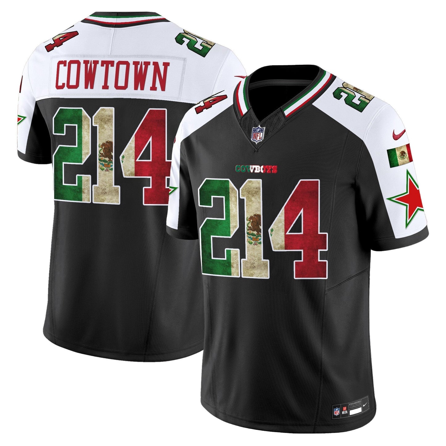 Men's Dallas Cowboys Mexico Vapor Limited Jersey V3 - All Stitched