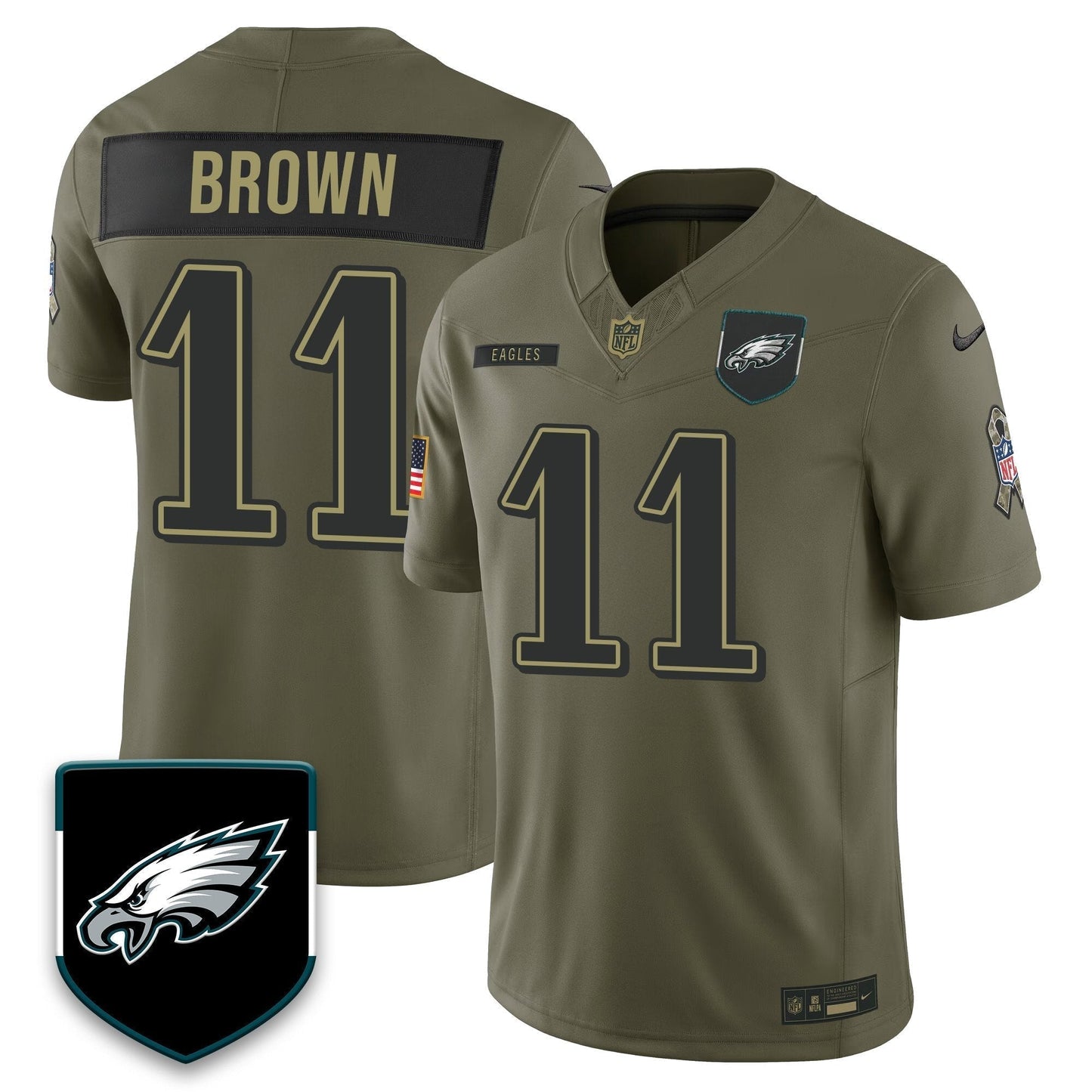 PHI 2025 Salute to Service Limited Jersey - All Stitched-DTD