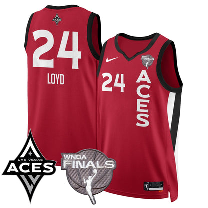 Las Vegas Aces 2025 WNBA Finals Jersey - All Stitched-DTD