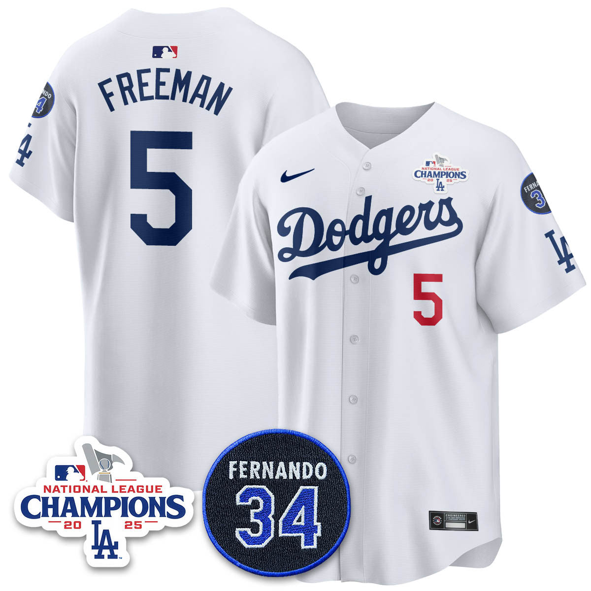 LAD 2025 NL Champions Jersey - All Stitched-DTD