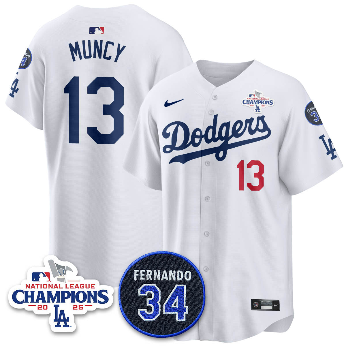 LAD 2025 NL Champions Jersey - All Stitched-DTD