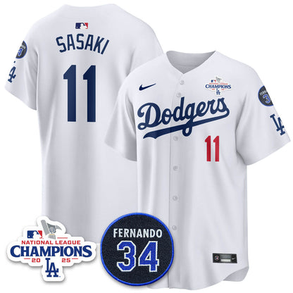 LAD 2025 NL Champions Jersey - All Stitched-DTD