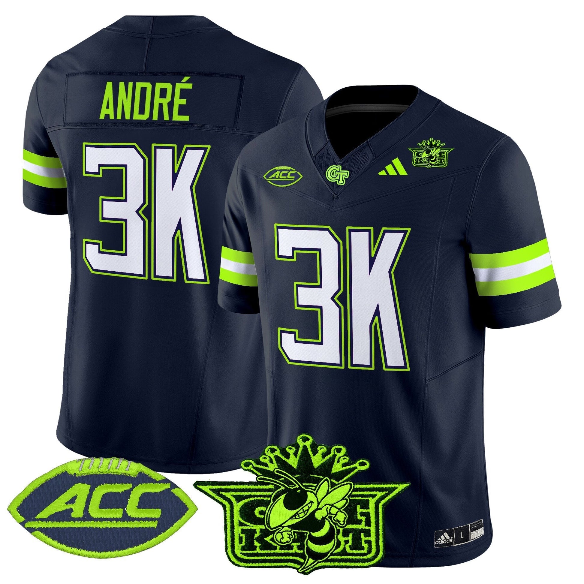 Men's Outkast x Georgia Tech Yellow Jackets 2025 Atliens Vapor Limited Jersey - All Stitched