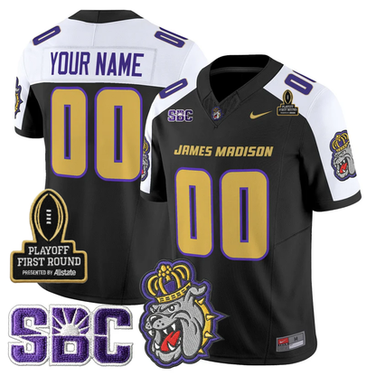 Custom JMD 2025 Playoff First Round Patch Jersey - All Stitched-DTD