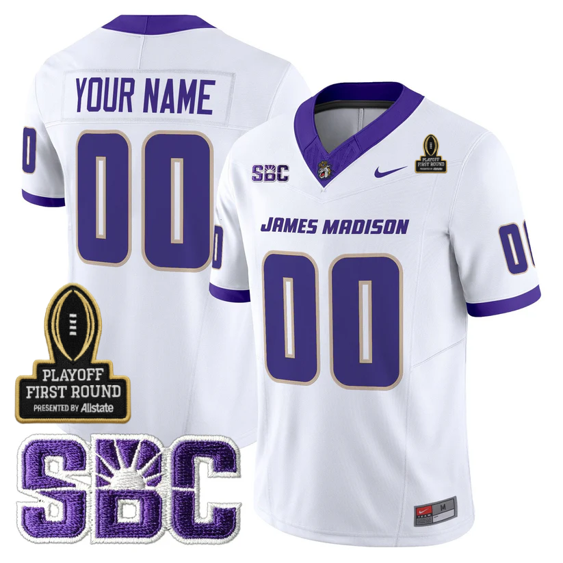 Custom JMD 2025 Playoff First Round Patch Jersey - All Stitched-DTD