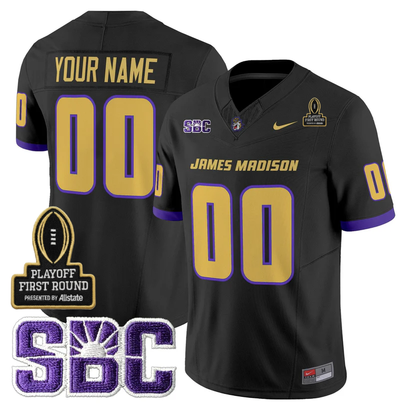 Custom JMD 2025 Playoff First Round Patch Jersey - All Stitched-DTD