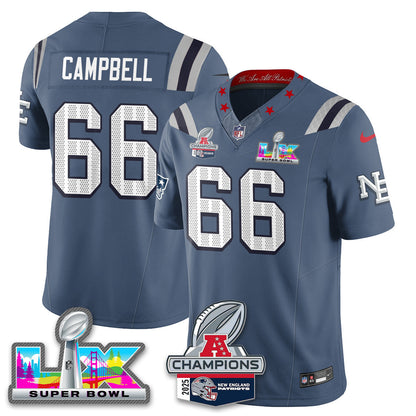 NE 2025 AFC Champions Vapor Limited Jersey V2 - All Stitched