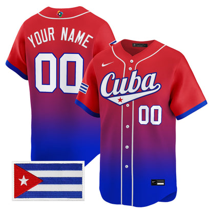 Team Cuba World Baseball Classic Vapor Premier Custom Jersey - 2026 Roster - All Stitched