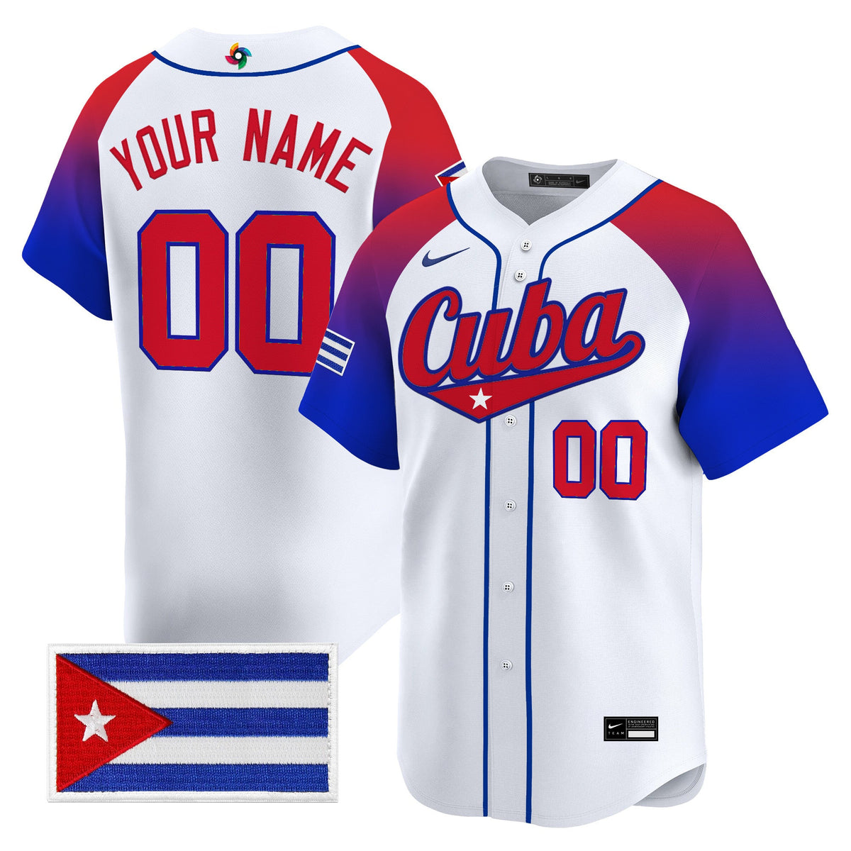 Team Cuba World Baseball Classic Vapor Premier Custom Jersey - 2026 Roster - All Stitched