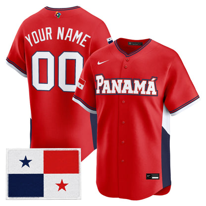 Team Panama 2026 World Baseball Classic Vapor Premier Custom Jersey - All Stitched