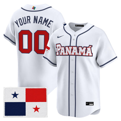 Team Panama 2026 World Baseball Classic Vapor Premier Custom Jersey - All Stitched
