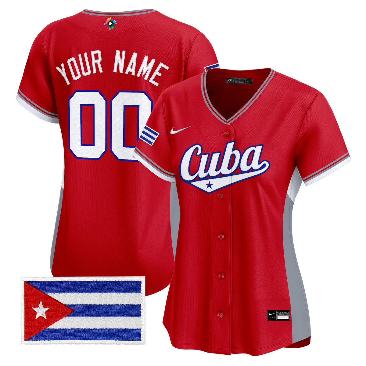 Team Cuba World Baseball Classic Vapor Premier Custom Jersey - 2026 Roster - All Stitched