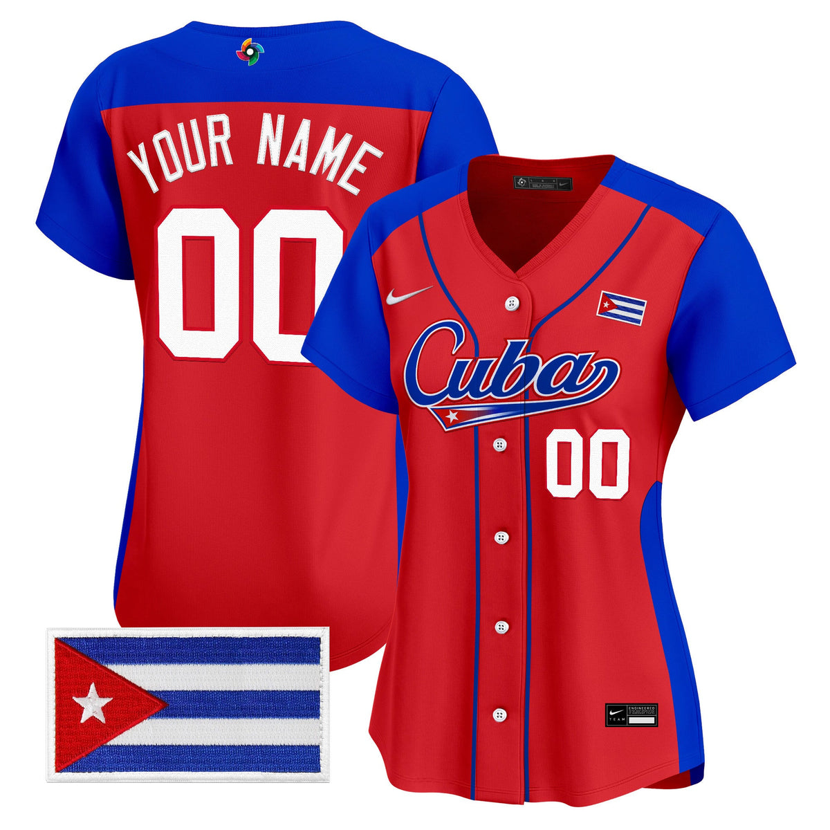 Team Cuba World Baseball Classic Vapor Premier Custom Jersey - 2026 Roster - All Stitched