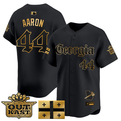 Men's Atlanta Braves 'Georgia x Outkast Gothic Edition' Vapor Premier Limited Jersey - All Stitched