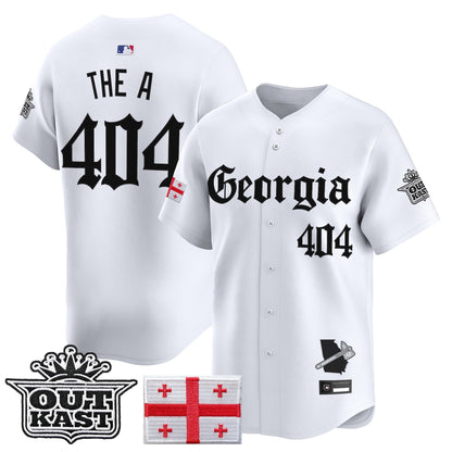 Men's Atlanta Braves 'Georgia x Outkast Gothic Edition' Vapor Premier Limited Jersey - All Stitched