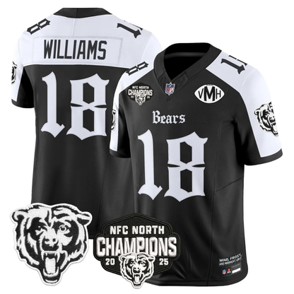 CHI 'Gothic Midway Legacy' NFC North Champions Patch Vapor Limited Jersey - All Stitched-DTD