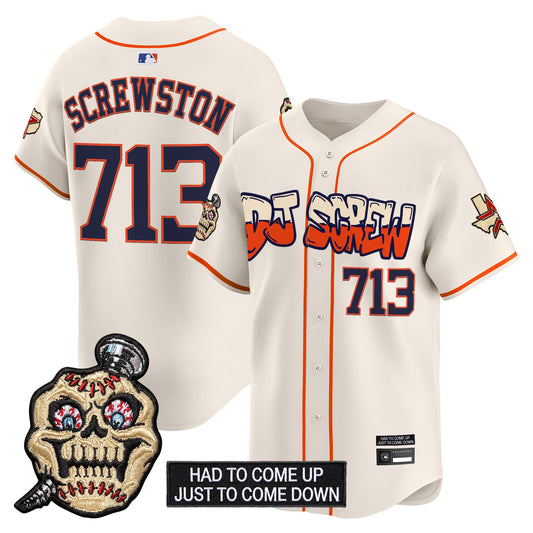 Houston Astros Screwed Up Click Vapor Premier Limited Jersey V2 - All Stitched