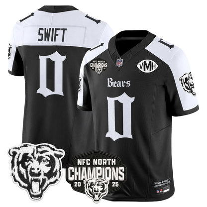 CHI 'Gothic Midway Legacy' NFC North Champions Patch Vapor Limited Jersey - All Stitched-DTD