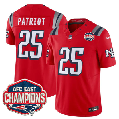 NE 2025 "Rivalries" AFC East Champions Vapor Limited Jersey - All Stitched-DTD
