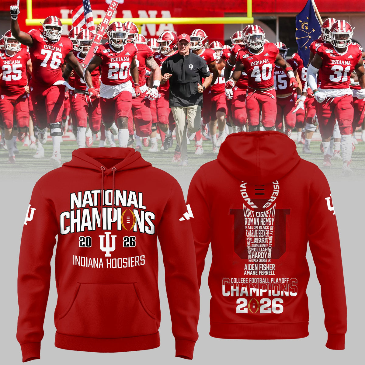 IDH CFP National Champions Limited Hoodie Printed-DTD