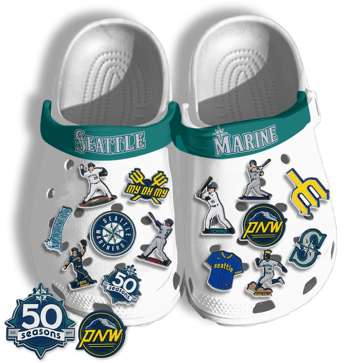 SM 2026 White clogs - Charms Gift Set-DTD