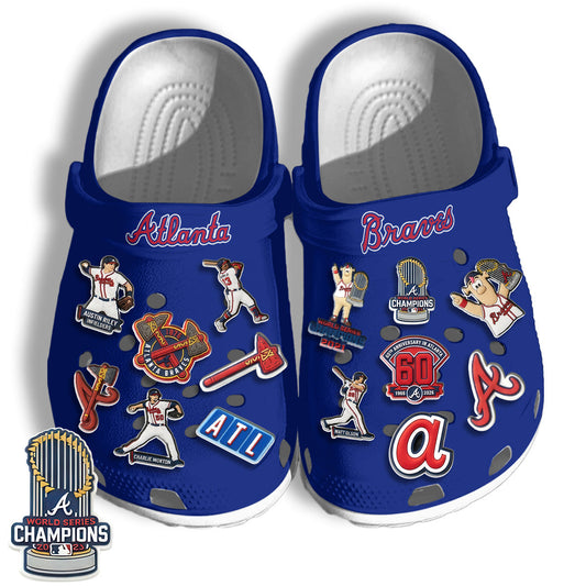 ATL 2026 Navy clogs - Charms Gift Set-DTD