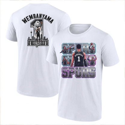 SAS 2026 NBA Victor Wembanyama Printed T-Shirt V2-DTD
