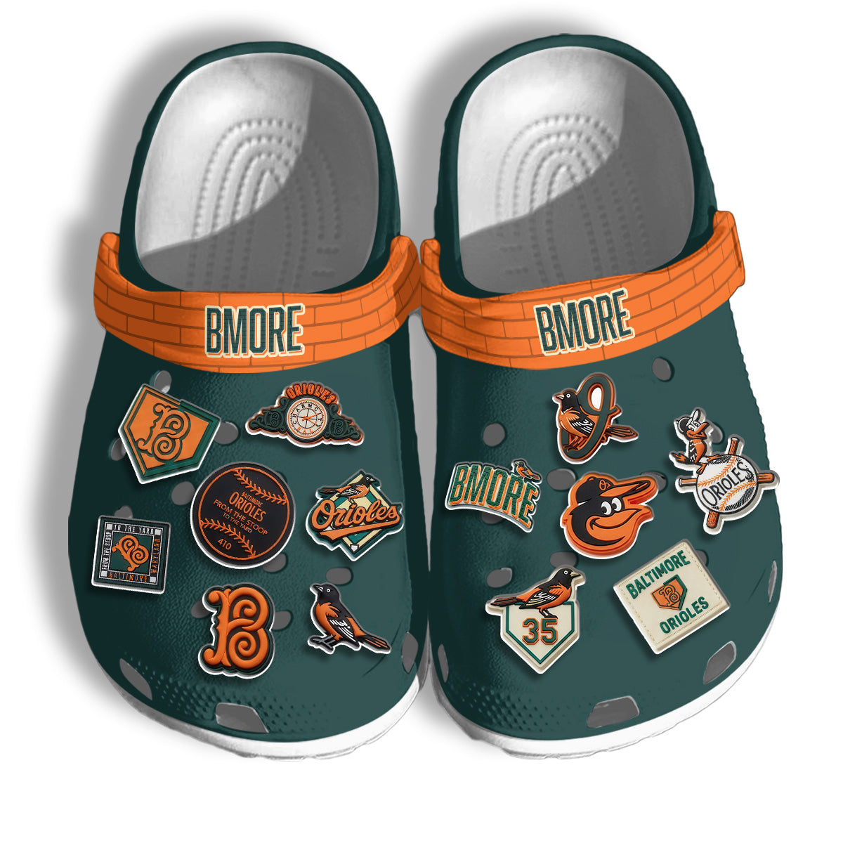 BAL 2026 City Connect Green Clogs - Charms Gift Set-DTD