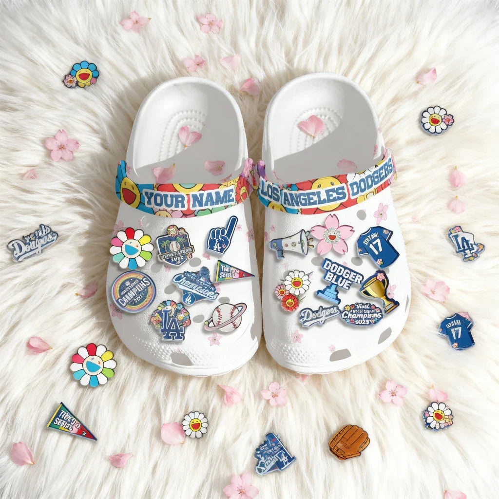 LAD Tokyo Series Clogs - Charms Gift Set - White-DTD