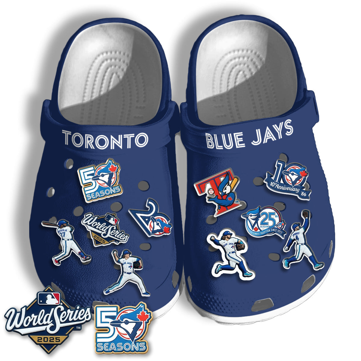 TBJ 2026 Navy clogs - Charms Gift Set-DTD