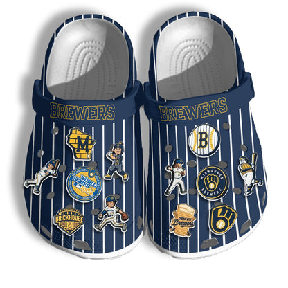 MWB 2026 Pinstripe clogs - Charms Gift Set-DTD