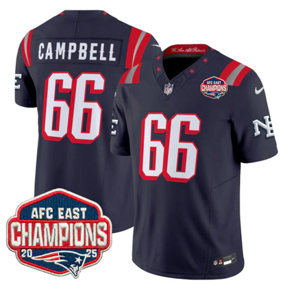 NE 2025 "Rivalries" AFC East Champions Vapor Limited Jersey - All Stitched-DTD